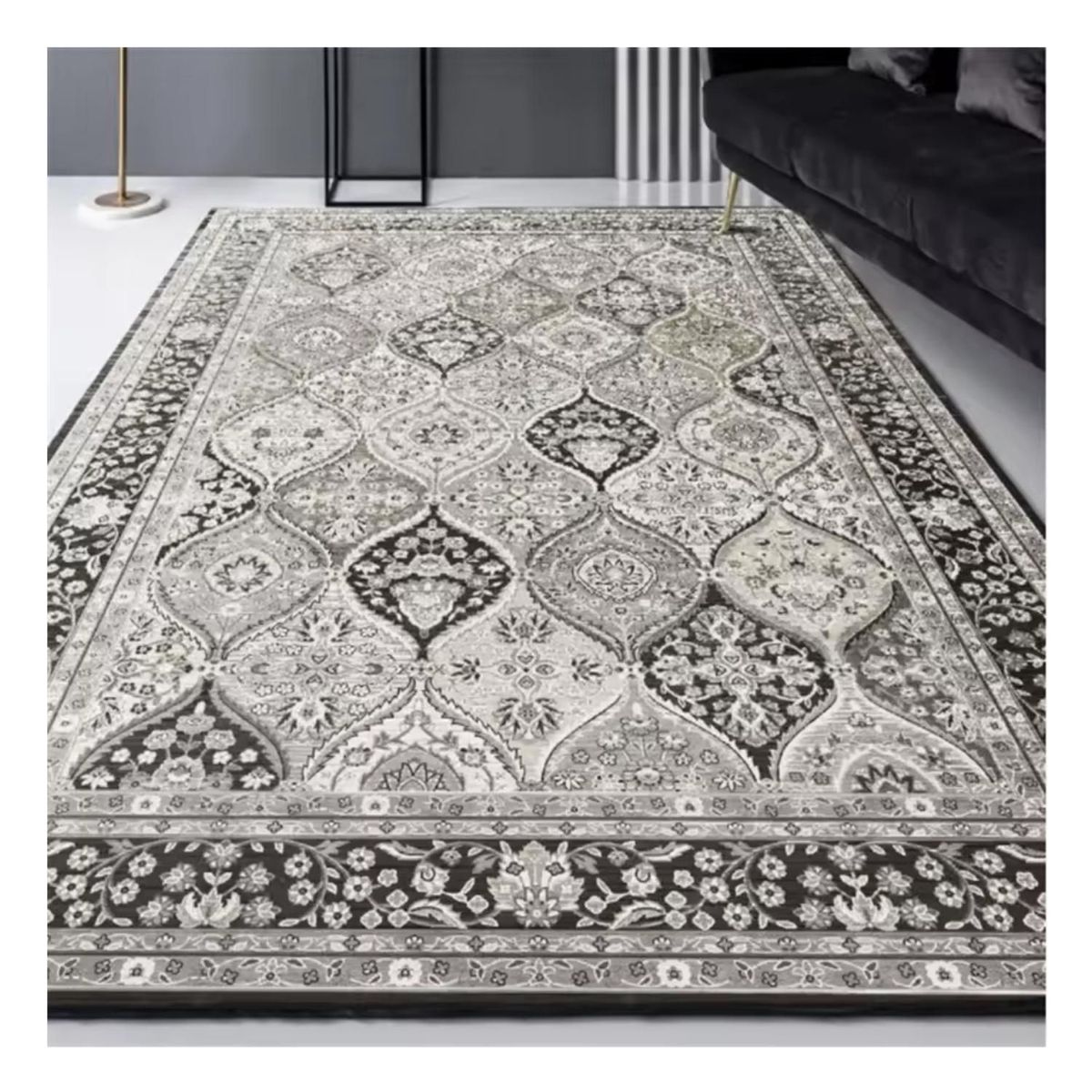 AUCKLAND OUTDOOR - Alfombra Living Grande 150X200 Cm. Ankara Tapete Sala 3D