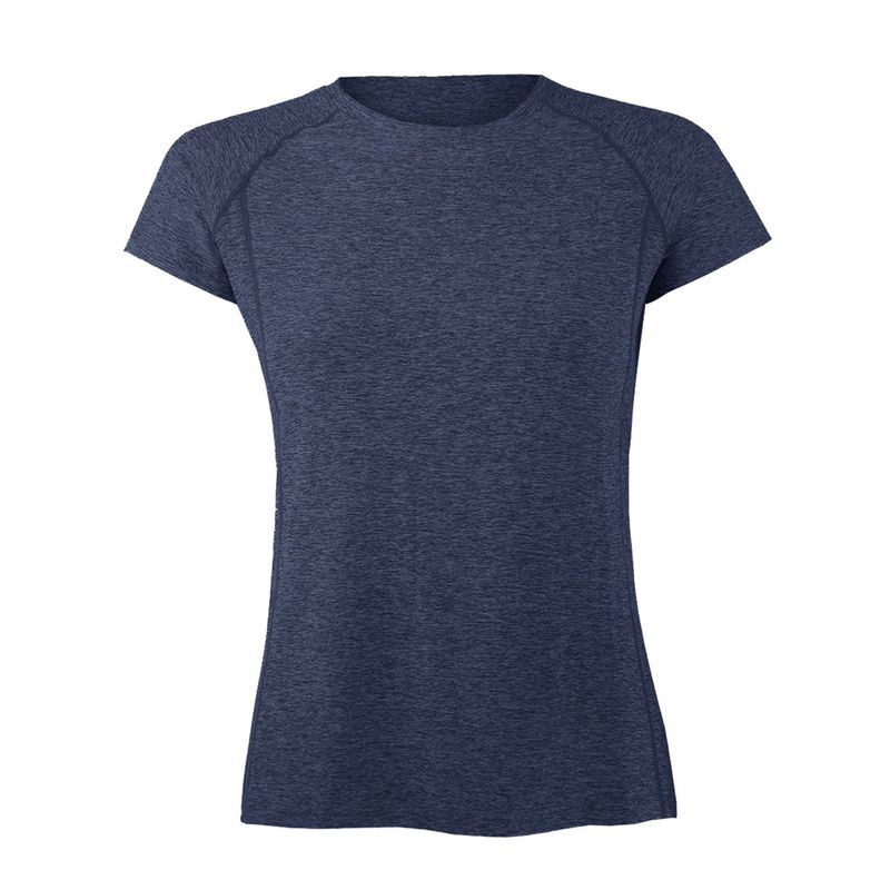 ANDESLAND OUTDOOR APPAREL - Polera Dry Fit Manga Corta Bangsi Pro Azul Mujer