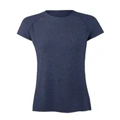 ANDESLAND OUTDOOR APPAREL - Polera Dry Fit Manga Corta Bangsi Pro Azul Mujer