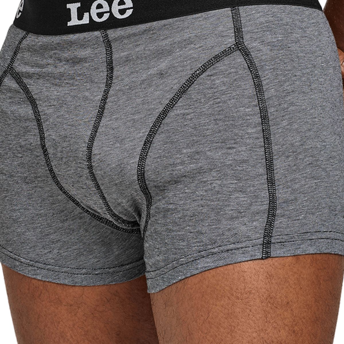 LEE - Pack 2 Boxer Lee Negro y Gris