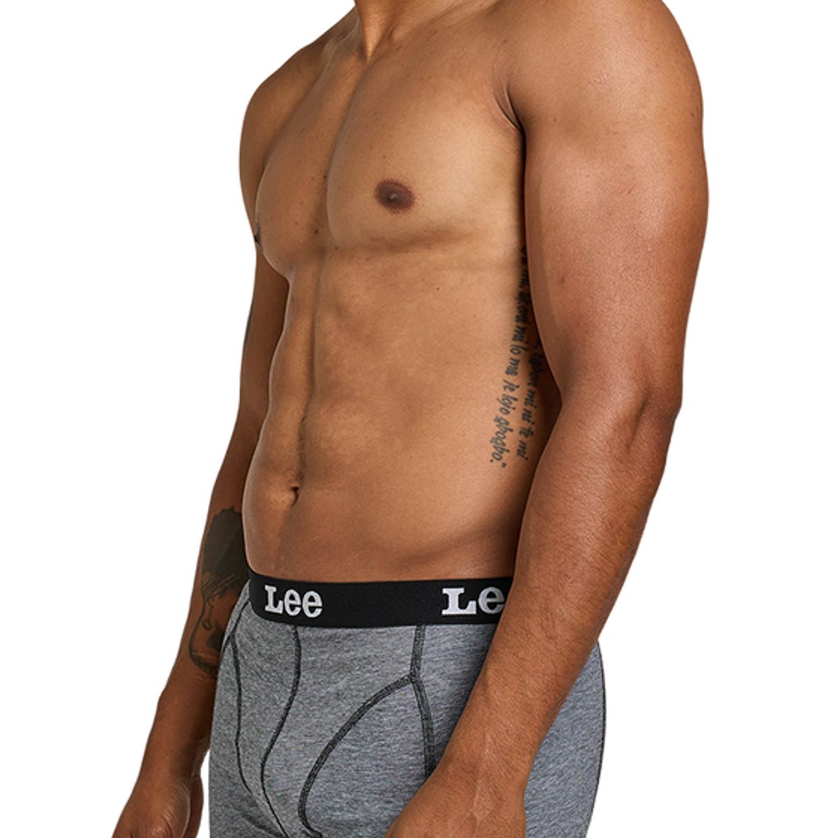 LEE - Pack 2 Boxer Lee Negro y Gris