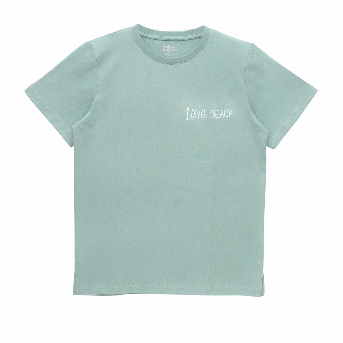 BUBBLE GUMMERS - Polera Manga Corta Niño Bubblegummers Pepper Celeste Teens