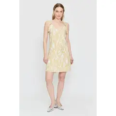 ASH - Vestido Corto Beige Mujer