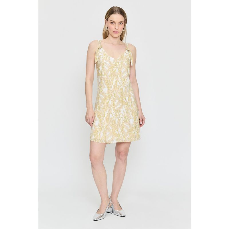 ASH - Vestido Corto Beige Mujer Ash