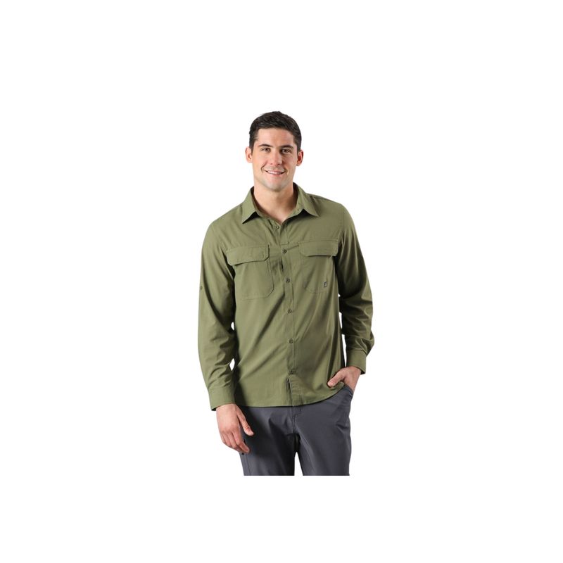 ANDESGEAR - Camisa Hombre Rupanco Ls Verde Andesgear