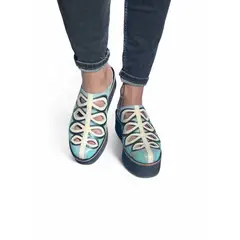 VANESSA GIL - PUNTILLA DE CUERO FLOR MENTA