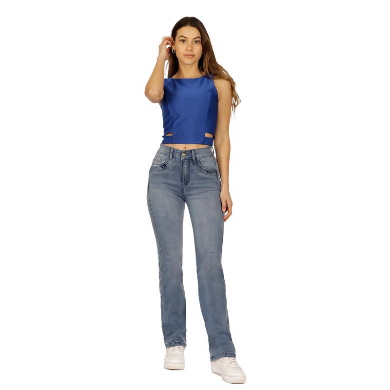 DIVINO JEANS - Jeans Carla II Celeste Divino Jeans - Celeste