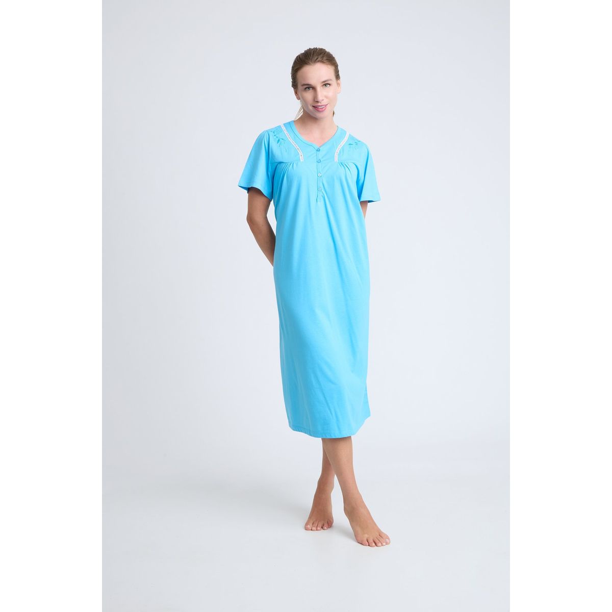 BECKIL - BECKIL COD 722 CAMISA ALGODON JERSEY MANGA CORTA