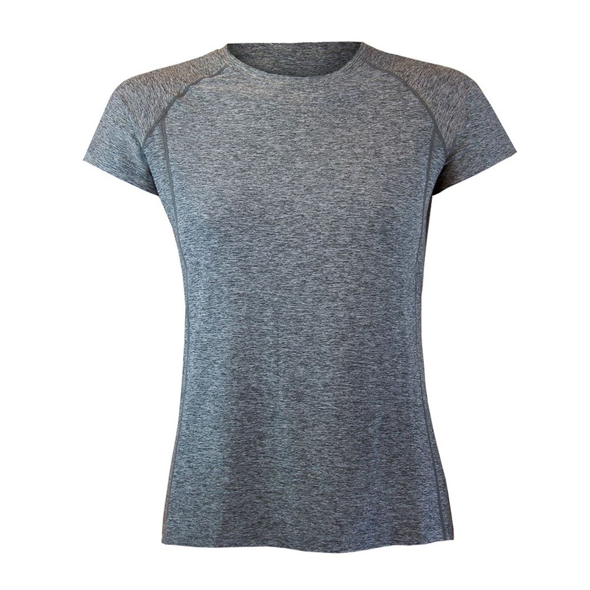 ANDESLAND OUTDOOR APPAREL - Polera Dry Fit Manga Corta Bangsi Pro Gris Mujer