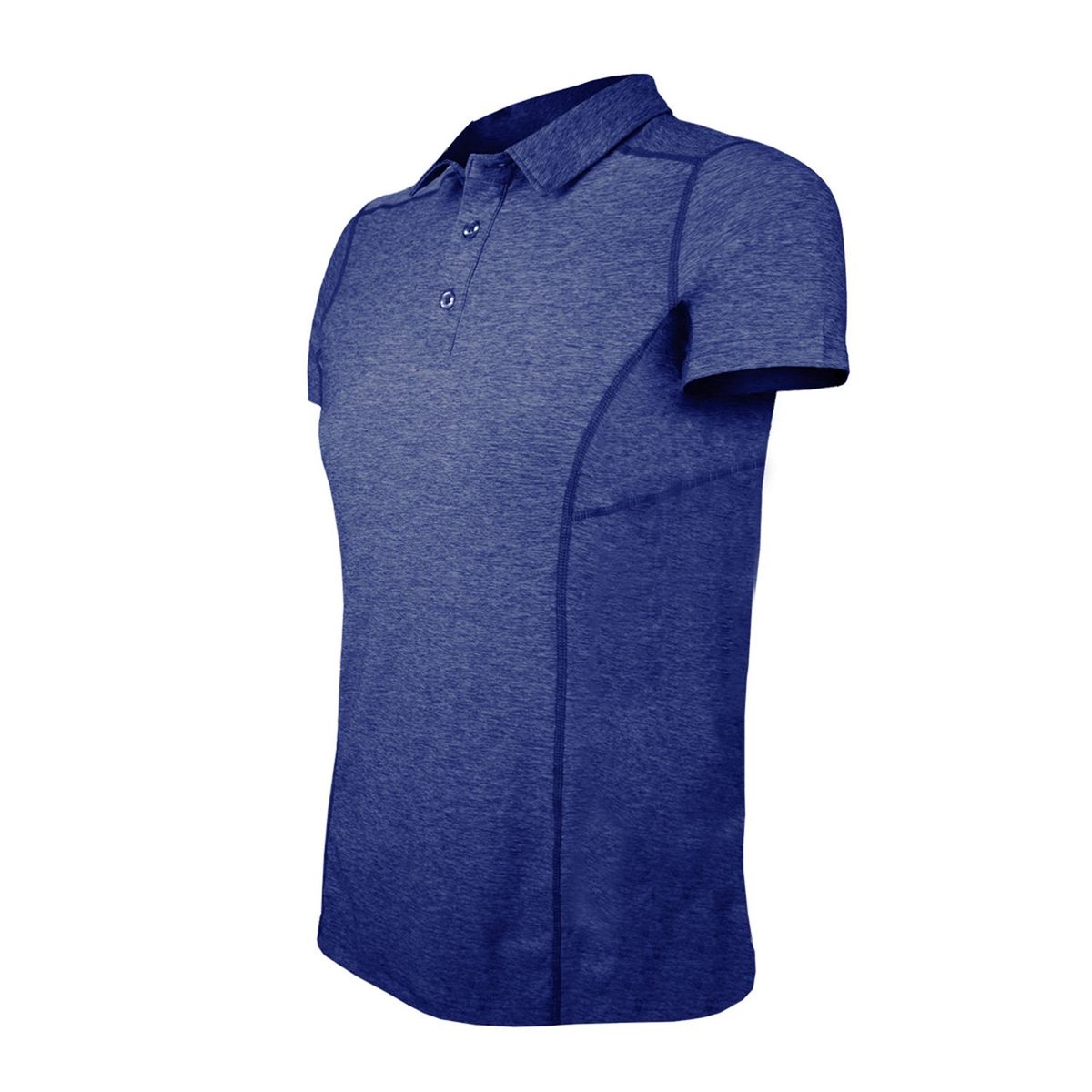 ANDESLAND OUTDOOR APPAREL - Polera Dry Fit Manga Corta Con Cuello Cape Azul Mujer