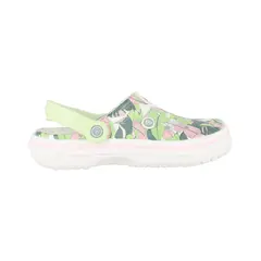 BAMERS - Zuecos Mujer Blanco Print Airline