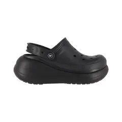 BAMERS - Zuecos Plataforma Mujer Negro Air