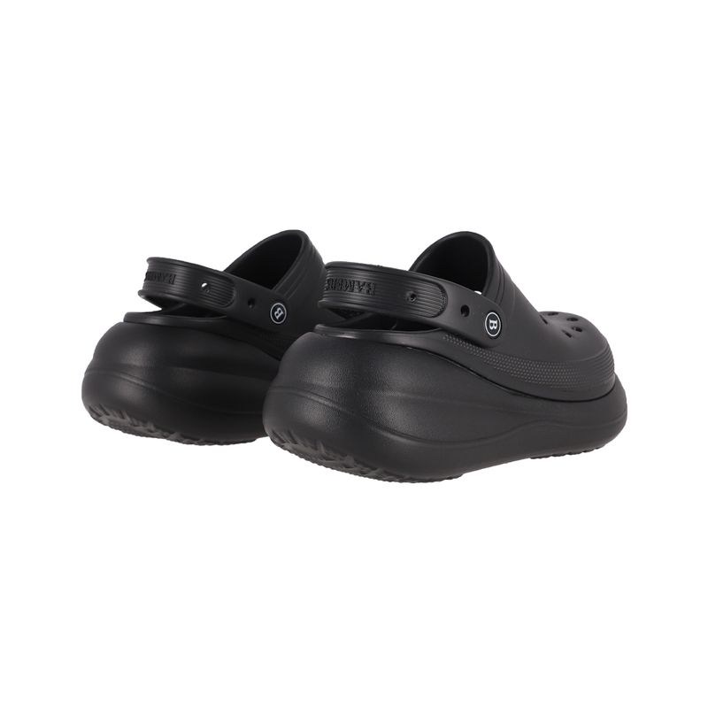 BAMERS Zuecos Plataforma Mujer Bamers Air Negro