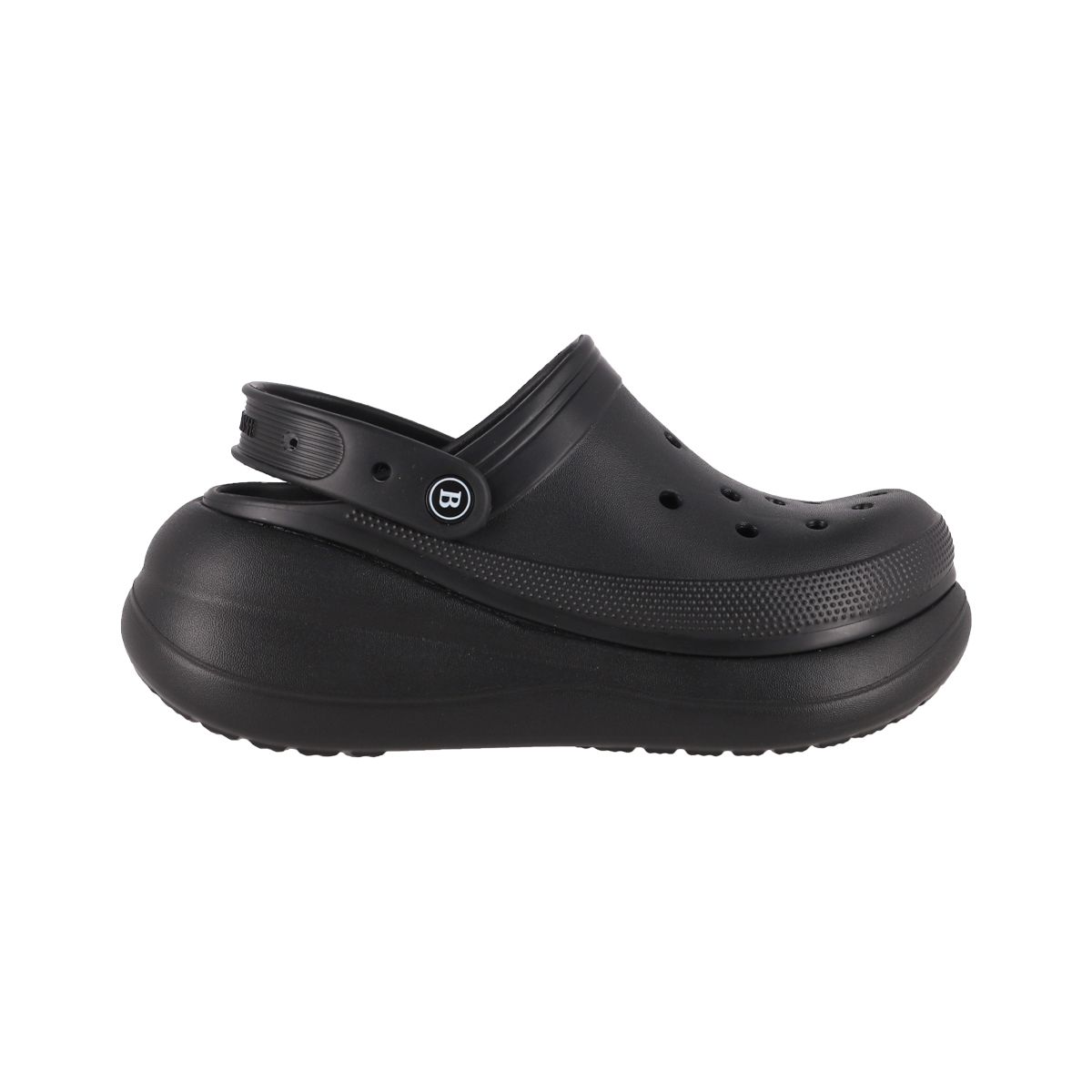 BAMERS - Zuecos Plataforma  Mujer Bamers  Air Negro