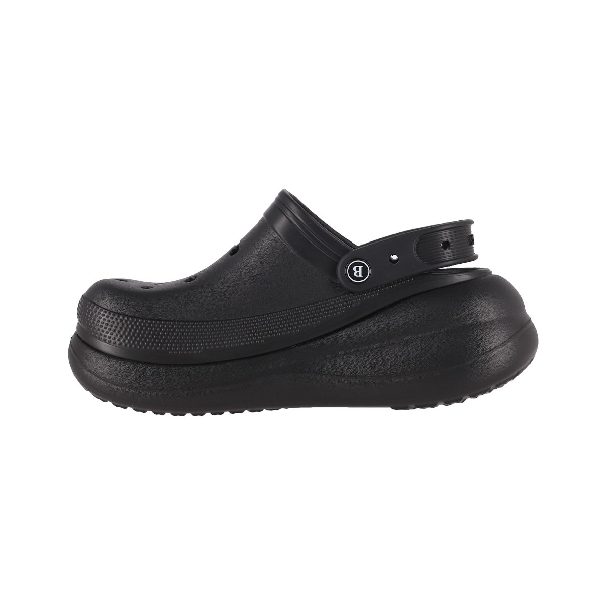 BAMERS - Zuecos Plataforma  Mujer Bamers  Air Negro