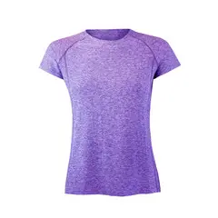 ANDESLAND OUTDOOR APPAREL - Polera Dry Fit Manga Corta Bangsi Pro Lila Mujer