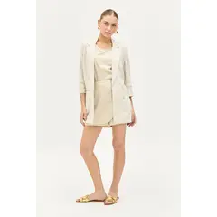 IO - Blazer Liso Beige