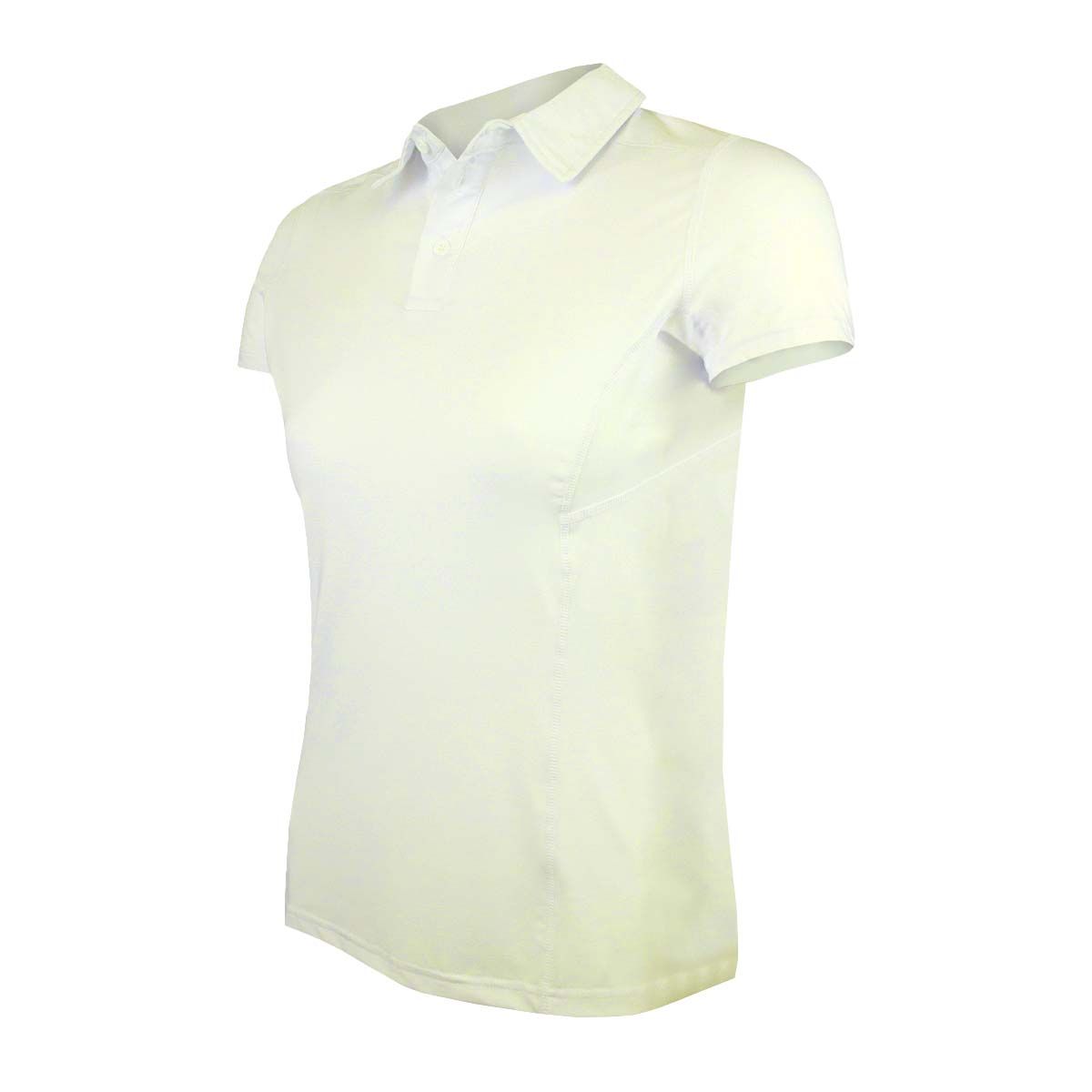ANDESLAND OUTDOOR APPAREL - Polera Dry Fit Manga Corta Con Cuello Cape Blanco Mujer