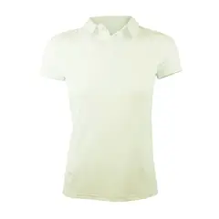 ANDESLAND OUTDOOR APPAREL - Polera Dry Fit Manga Corta Con Cuello Cape Blanco Mujer