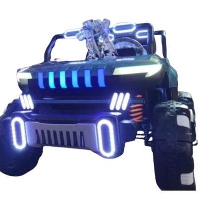 Imagen 2 del producto Jeep Electrico 4x4 Con Luces Led Para Niños Azul Acero