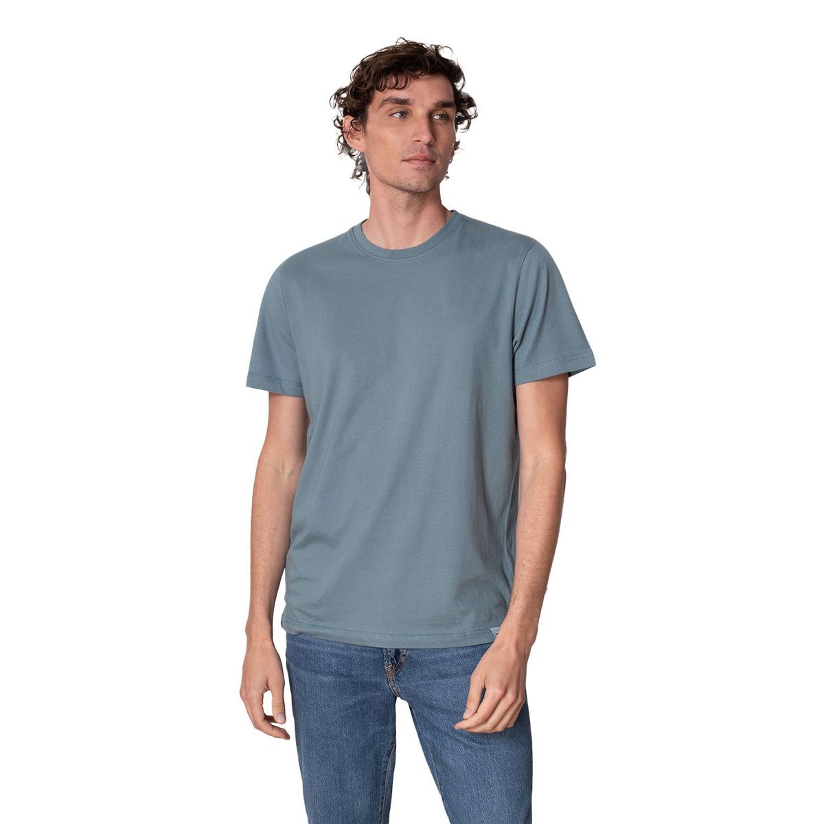 LENGA - Polera Hombre Algodón Orgánico Llareta Lenga