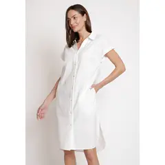 CANADIENNE - Vestido de Mujer Modelo Miranda Color Crudo