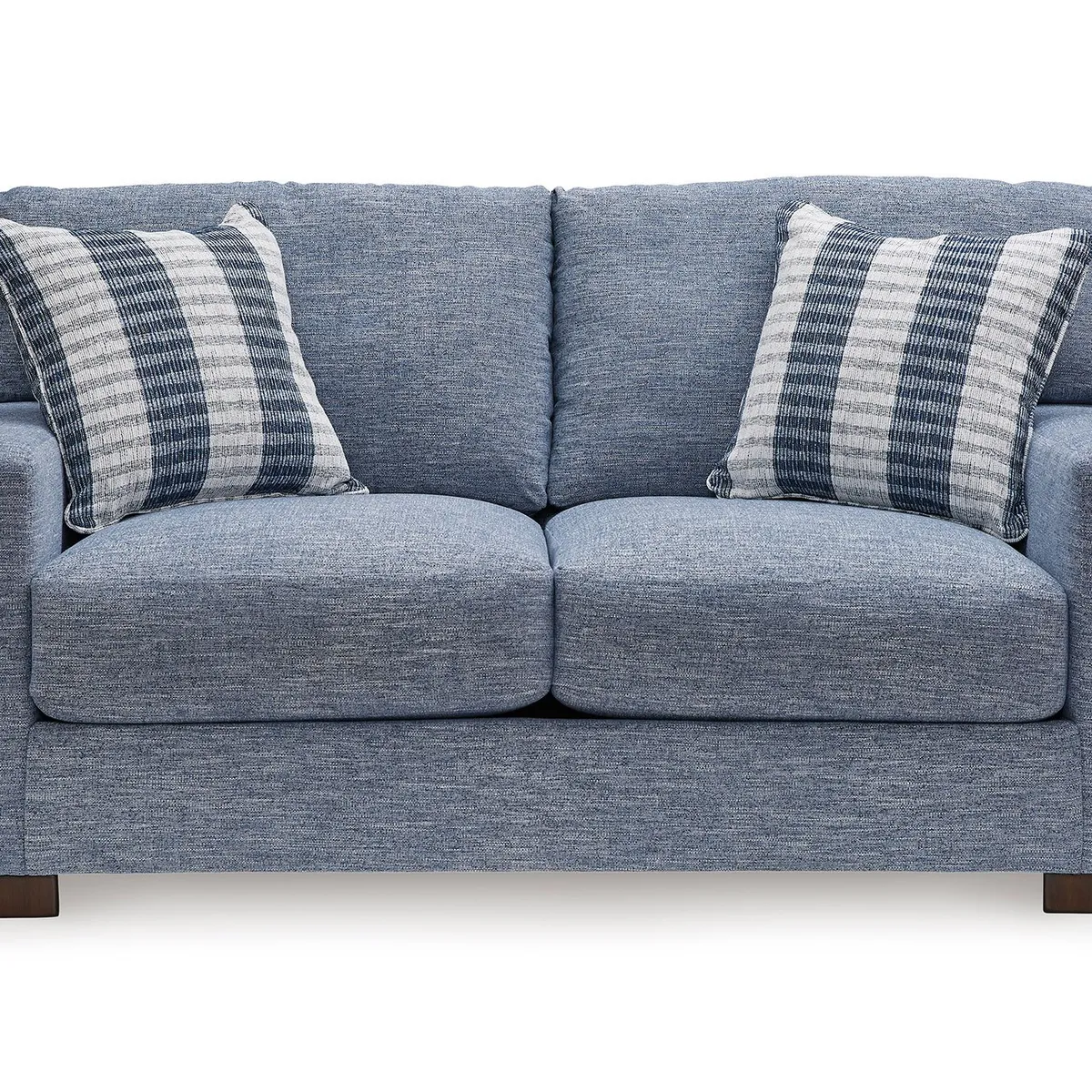 ASHLEY - Sofá 2 cuerpos Nuvella denim lavable