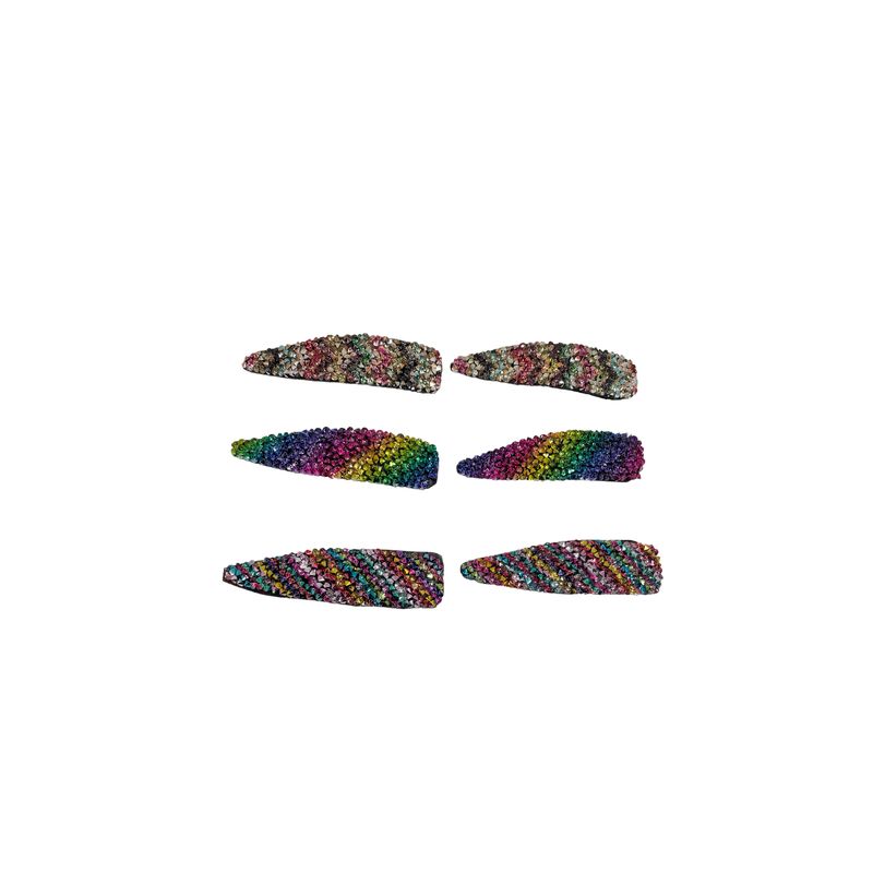 GENERICO - SET DE PINZAS BRILLANTES METALIZADAS