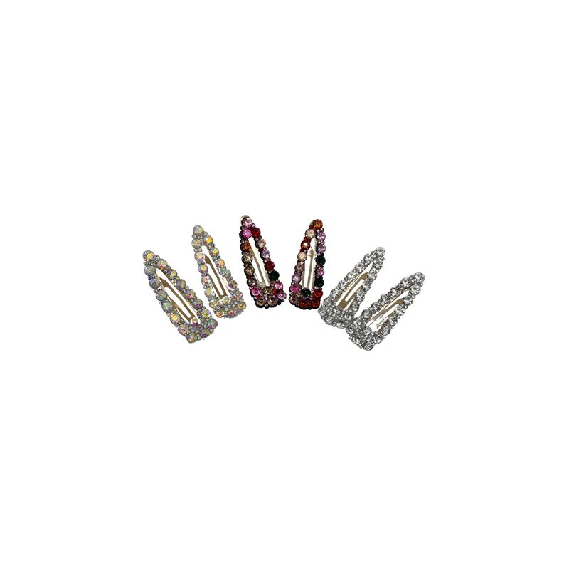 GENERICO - SET DE PINZAS BRILLANTES SIMPLES