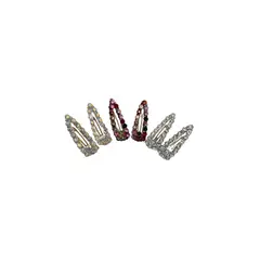 GENERICO - SET DE PINZAS BRILLANTES SIMPLES