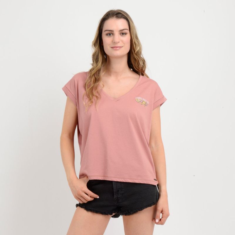O'NEILL - POLERA MANGA CORTA SUGAR T-SHIRT  ROSADO OSCURO