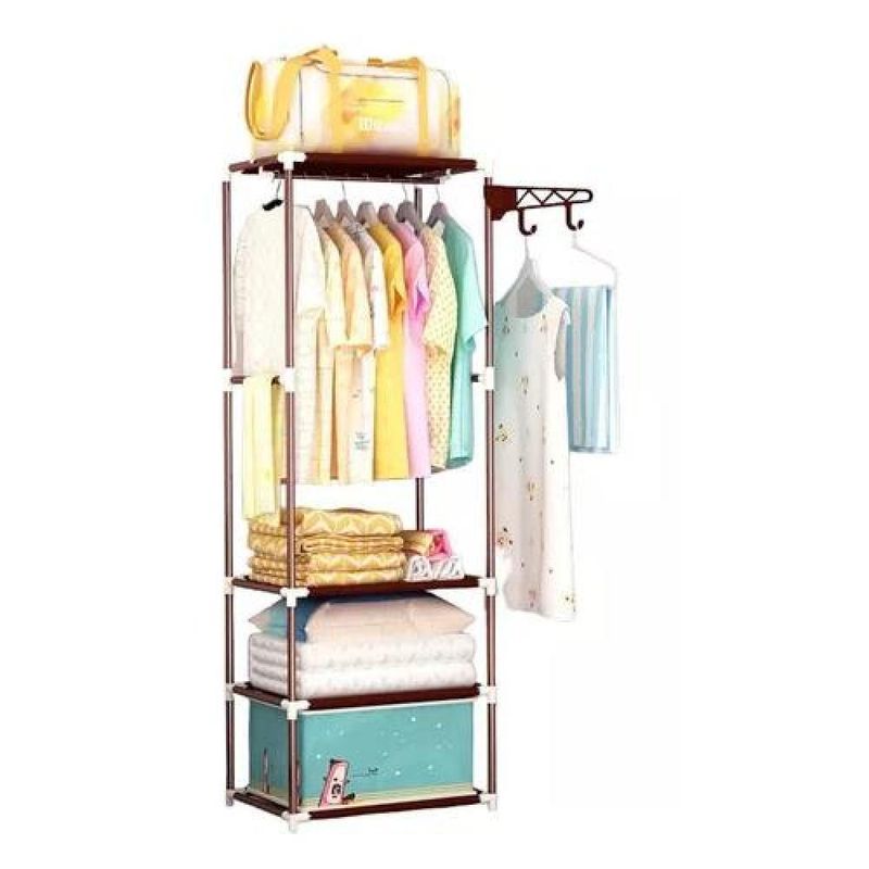 GENERICO - Closet ropero armable 170x55x36 café
