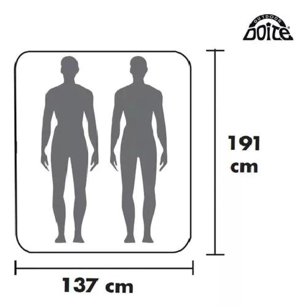 GENERICO - Colchón inflable Tuscany doble inflador de pie color azul