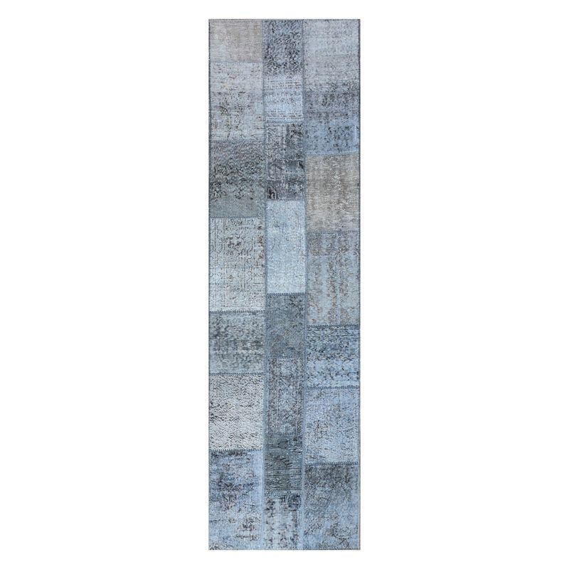 CONSORCIO PERSA - Alfombra de lana Patchwork Vintage de 3.50 x 0.80 mts.