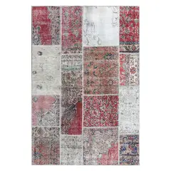 CONSORCIO PERSA - Alfombra de lana Patchwork Vintage de 2.00 x 1.50 mts.