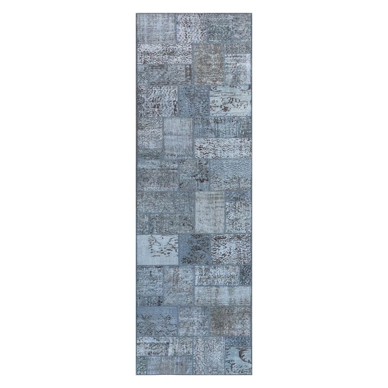 CONSORCIO PERSA - Alfombra de lana Patchwork Estambul de 3.50 x 0.80 mts.