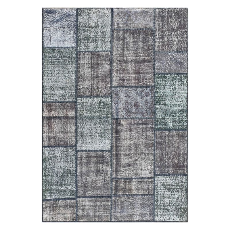 CONSORCIO PERSA - Alfombra de lana Patchwork Vintage de 2.40 x 1.70 mts.