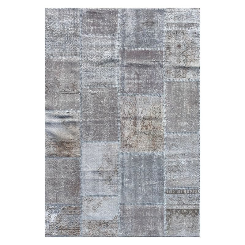 CONSORCIO PERSA - Alfombra de lana Patchwork Vintage de 2.40 x 1.70 mts.