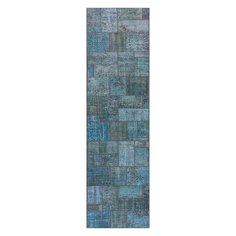 CONSORCIO PERSA - Alfombra de lana Patchwork Estambul de 3.50 x 0.80 mts.