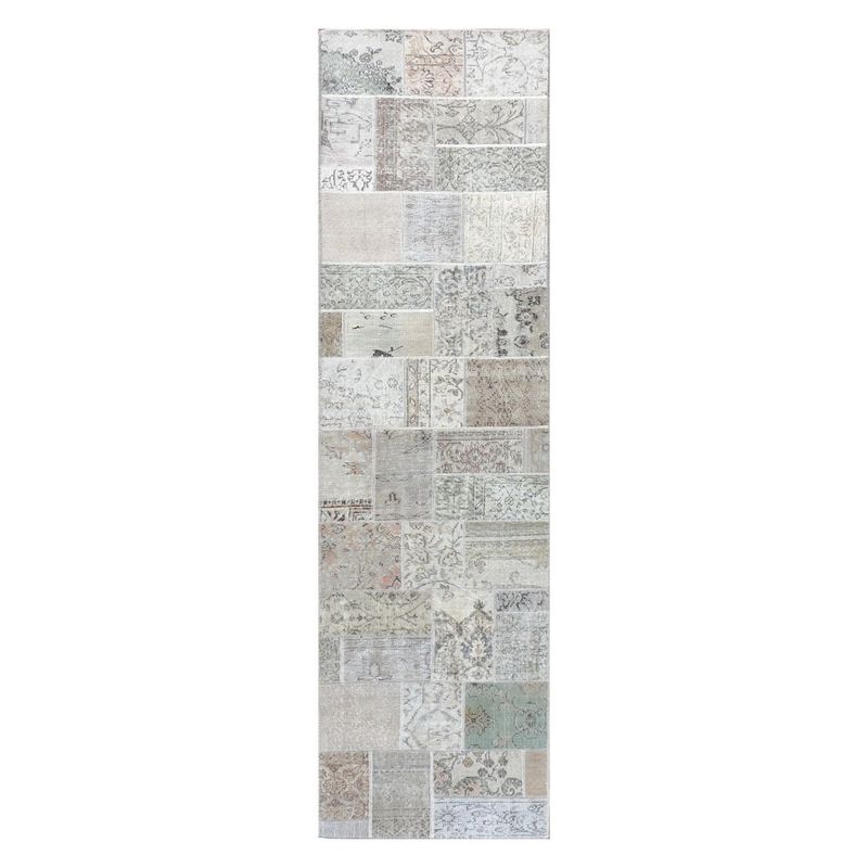 CONSORCIO PERSA - Alfombra de lana Patchwork Estambul de 3.50 x 0.80 mts.