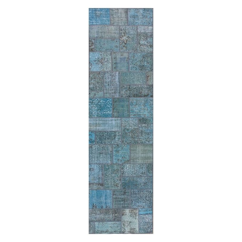 CONSORCIO PERSA - Alfombra de lana Patchwork Estambul de 3.50 x 0.80 mts.