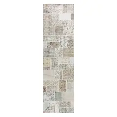 CONSORCIO PERSA - Alfombra de lana Patchwork Estambul de 3.50 x 0.80 mts.