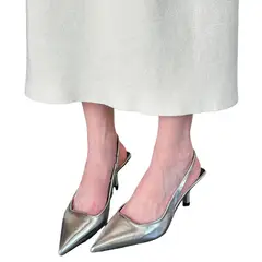 BLWOENS - Sandalia Formal Mujer - Plata