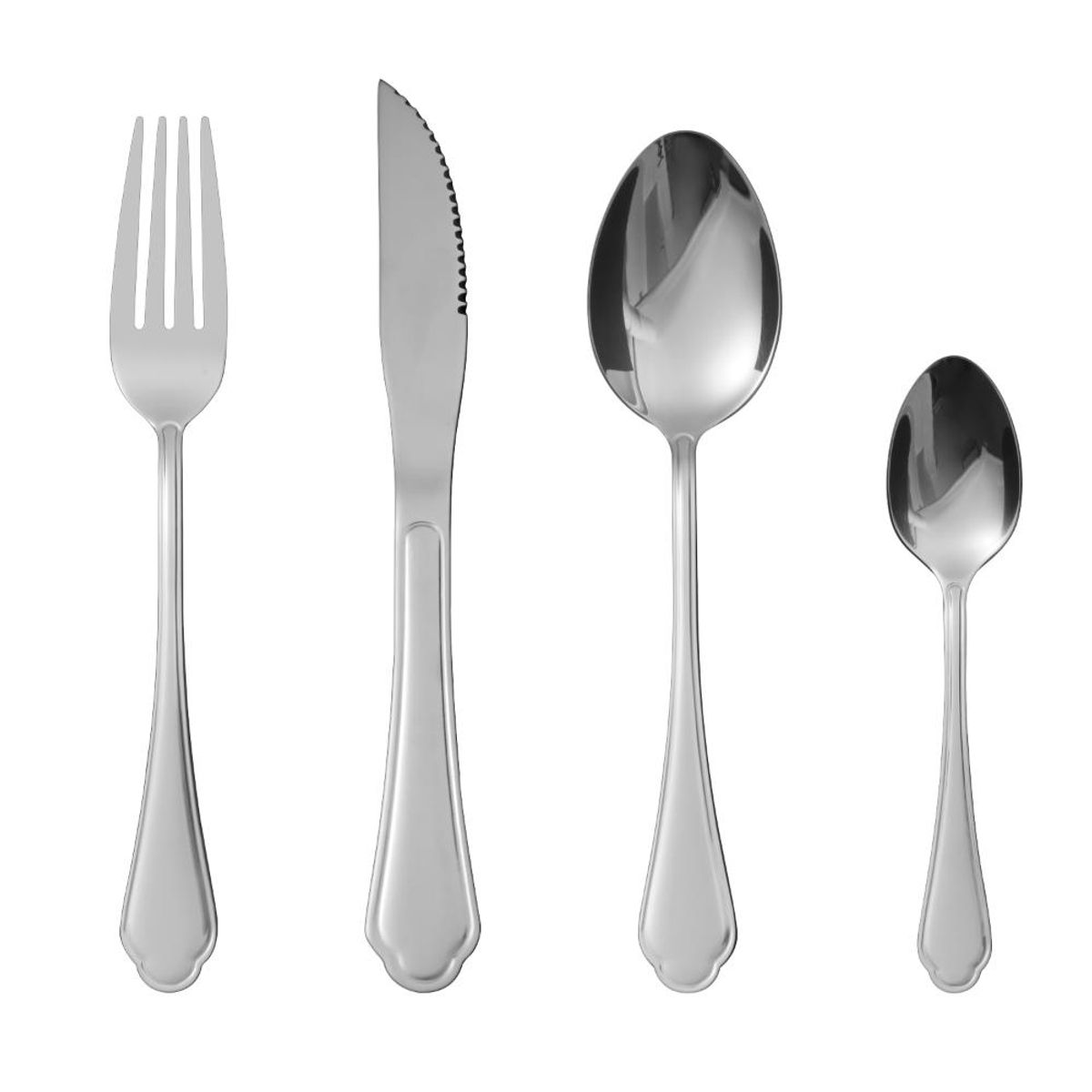 KRONS - Set de Cuchillería Carnes 24 Piezas Cambridge