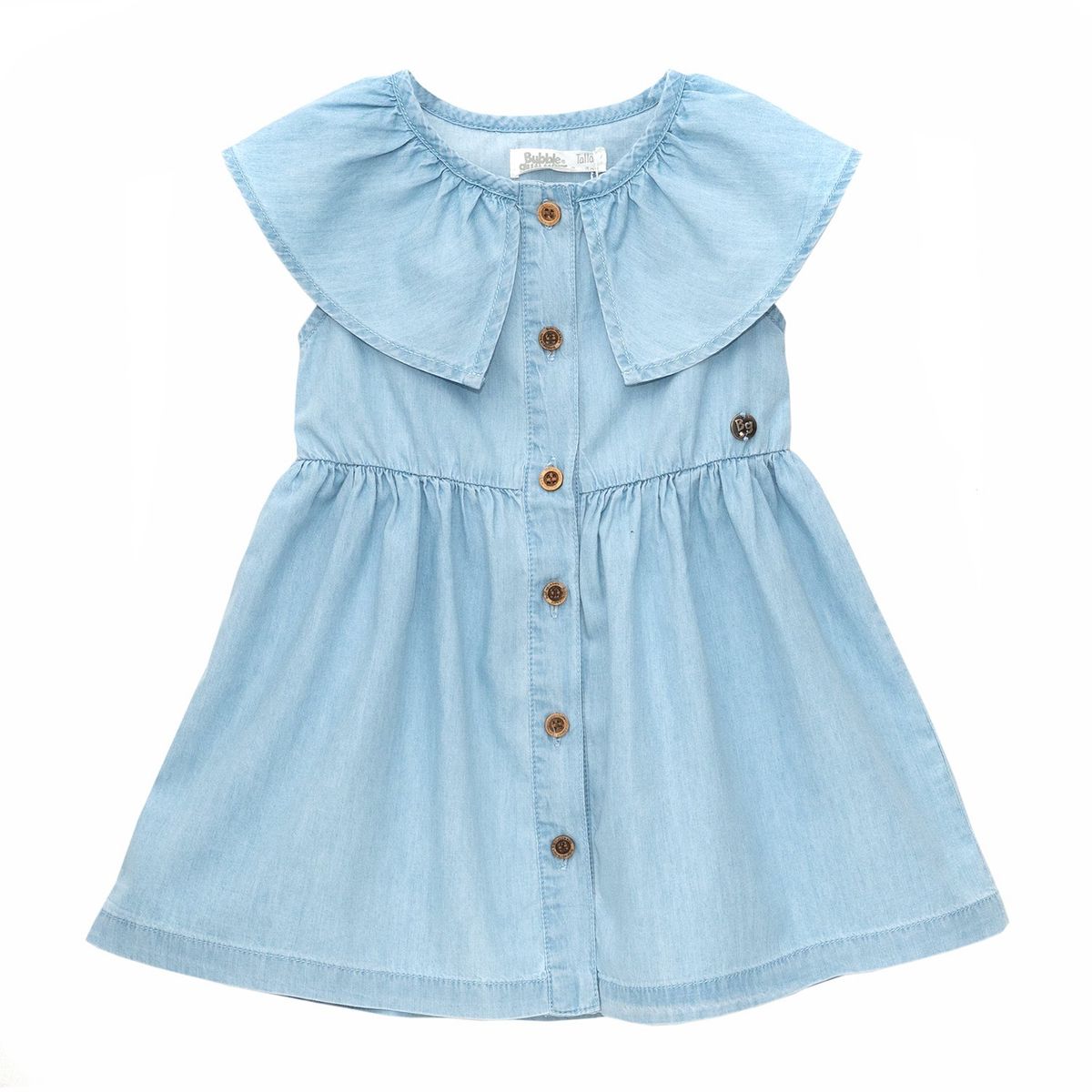 BUBBLE GUMMERS - Vestido Niña Bubblegummers Tilo Azúl