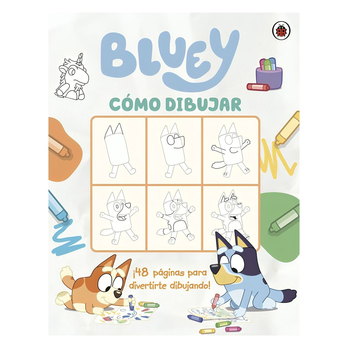 TOP10BOOKS - LIBRO Bluey Cómo Dibujar - Bluey Cómo Dibujar