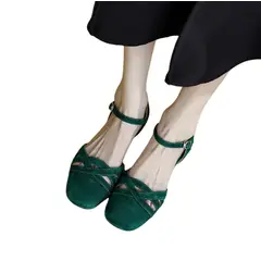 BLWOENS - Sandalias Mujer - Verde