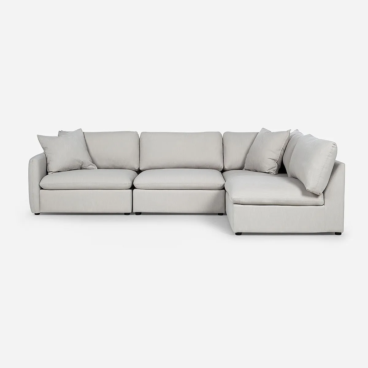 ROSEN - Sofá Seccional Rosen Zagreb Derecho Tela Beige