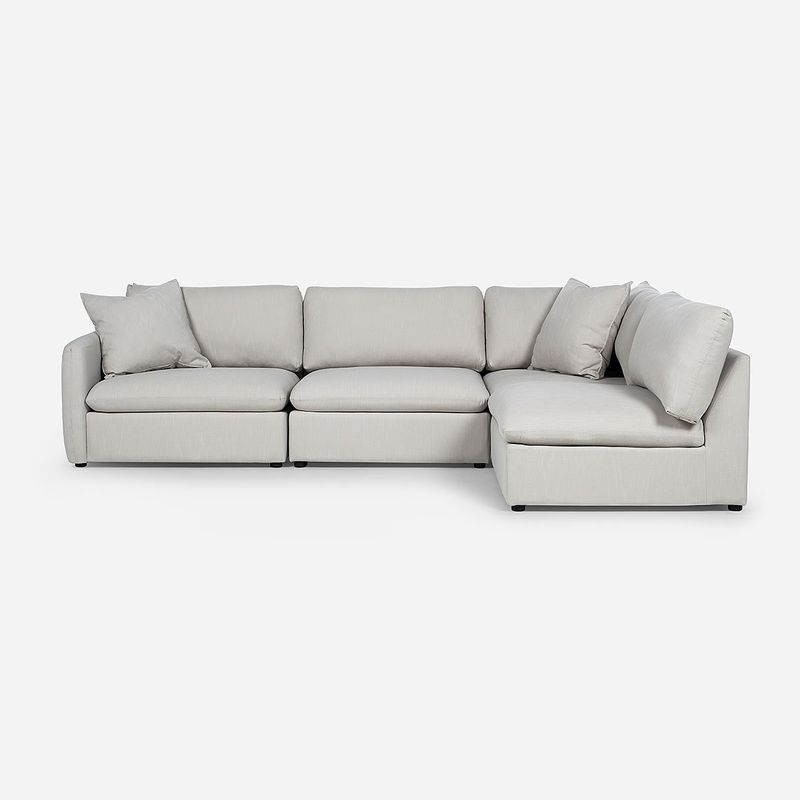 ROSEN - Sofá Seccional Rosen Zagreb Derecho Tela Beige