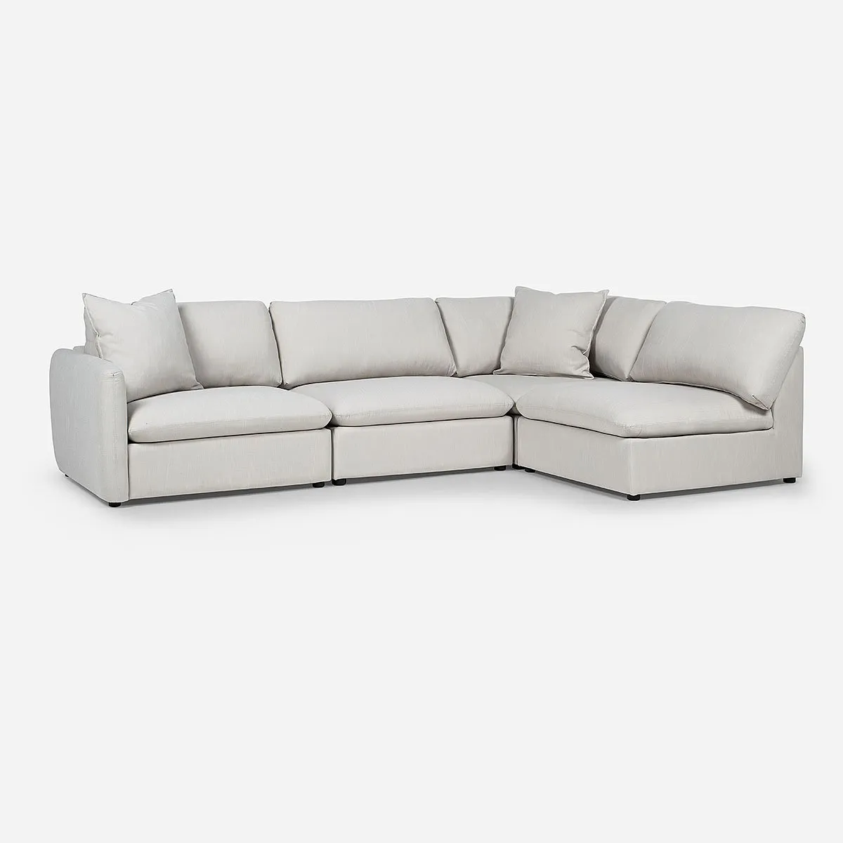 ROSEN - Sofá Seccional Rosen Zagreb Derecho Tela Beige